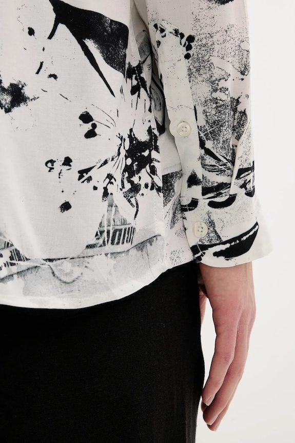 Desigual camicia MOTO 25SMCW19 bianco
