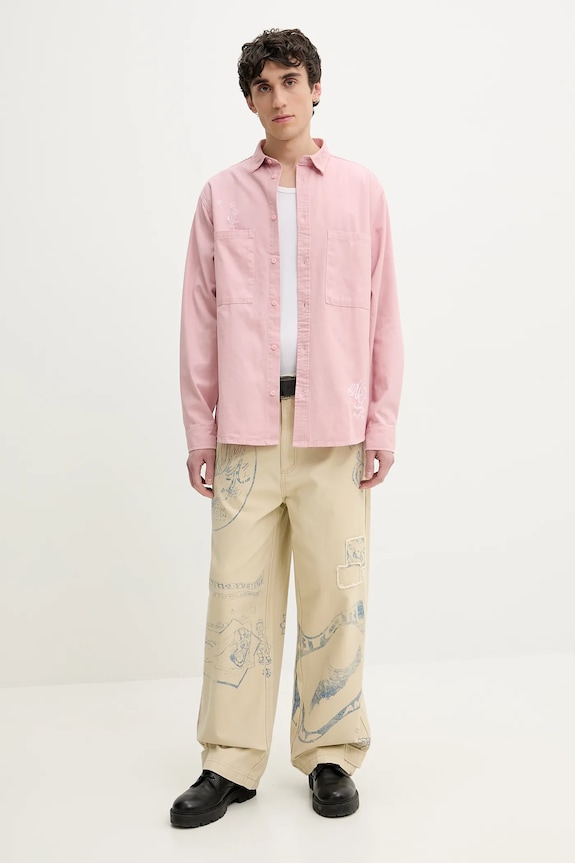 Desigual camicia in cotone LADY 25SMCW23 rosa SS25