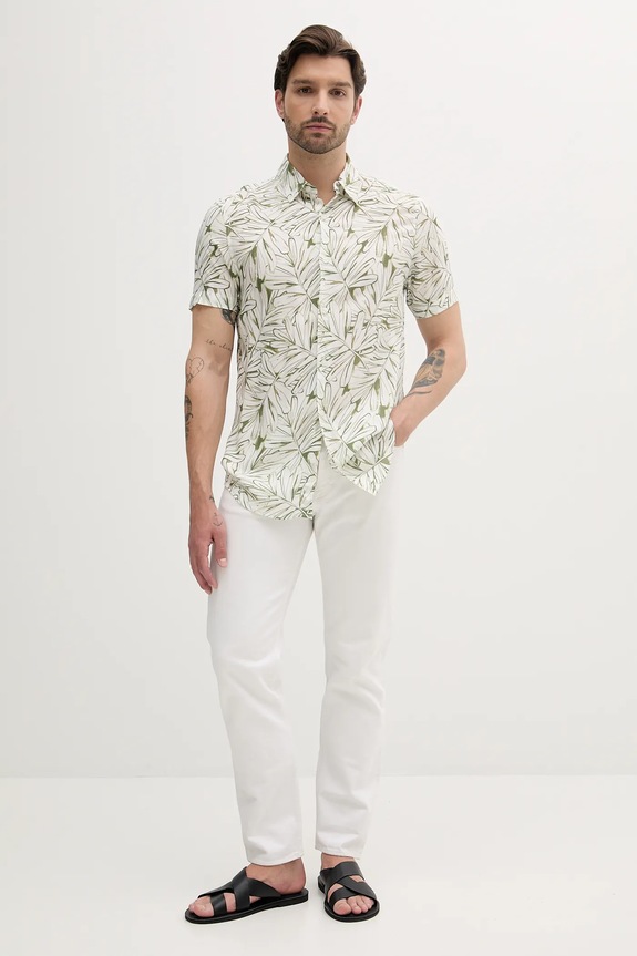 Guess koszula RAYON M5GH75.WD4Z2 zielony SS25