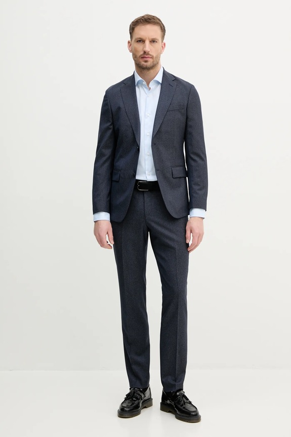 BOSS pamut ing 50539099 kék SS25