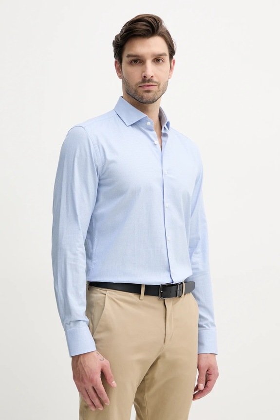 Košile BOSS regular modrá 50539134