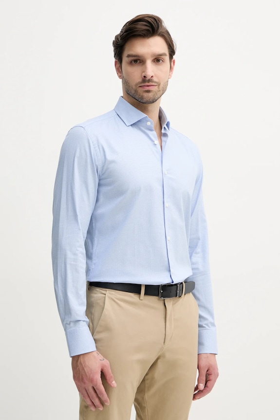 Košile BOSS regular modrá 50539134