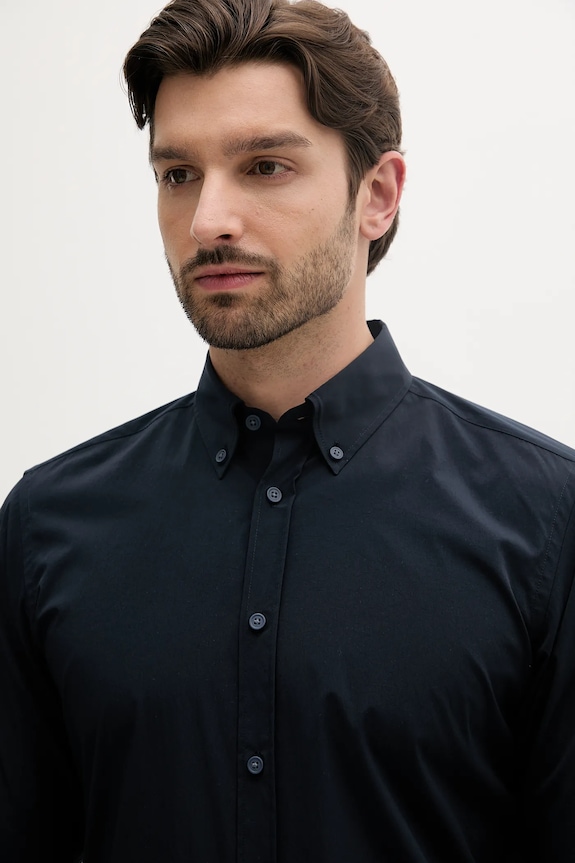 Srajca BOSS mornarsko modra 50539917
