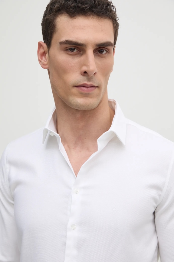 Košile Calvin Klein bílá K10K114316