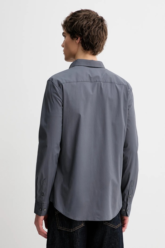 Îmbrăcăminte Calvin Klein cămașă bărbătească cu bumbac LV04LB145G gri