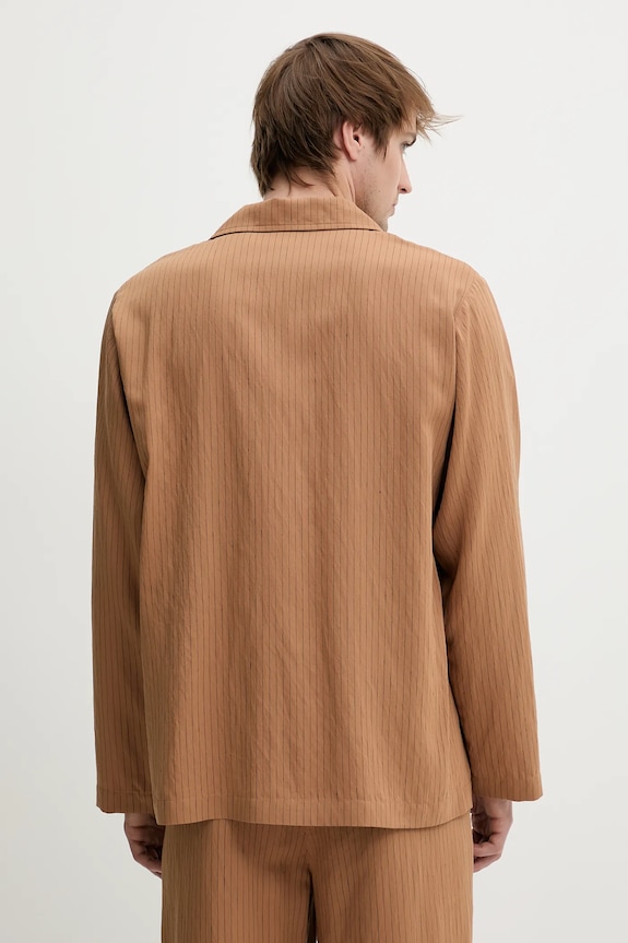 Clothing Nanushka shirt SHAUN NM25SSTP11575 brown