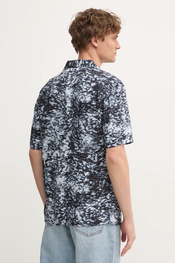 Îmbrăcăminte Calvin Klein camasa KM0KM01148 negru