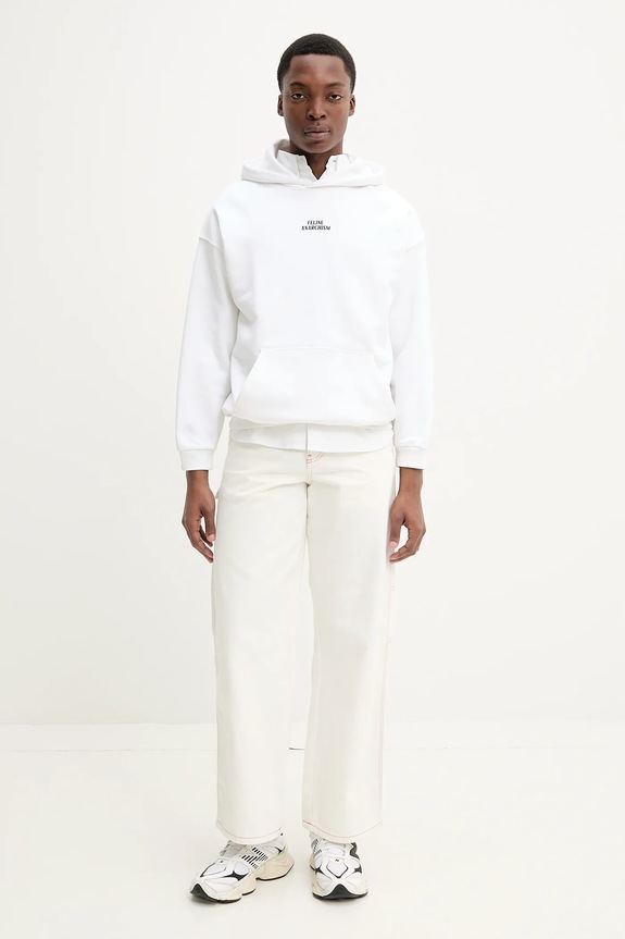 Βαμβακερό πουκάμισο Superdry M4010944A.01C λευκό SS25