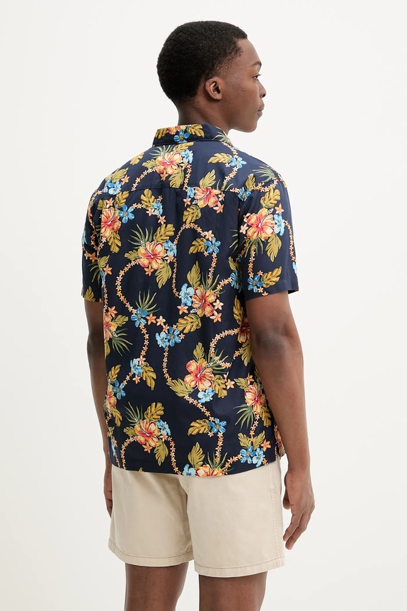 Odjeća Košulja Superdry M4010947A.F7B mornarsko plava