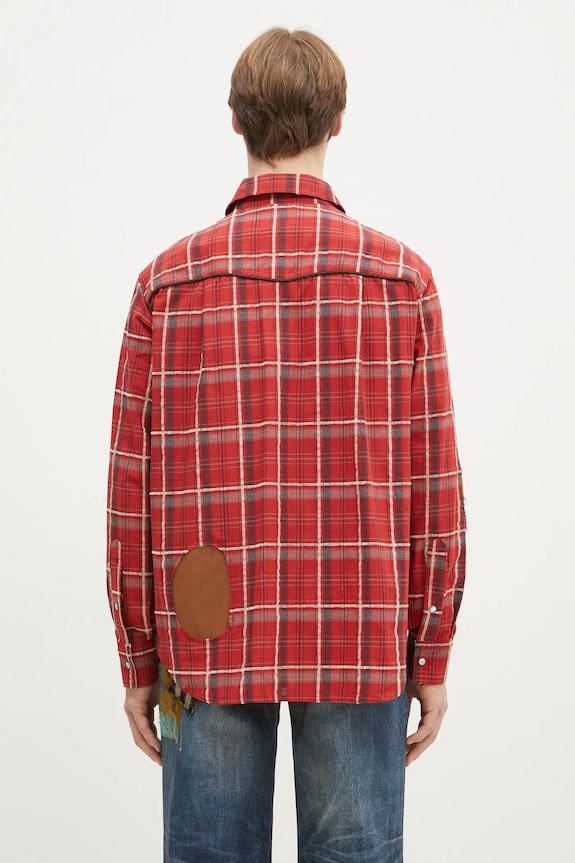 Abbigliamento Andersson Bell camicia Noah Patch Check atb1238m rosso