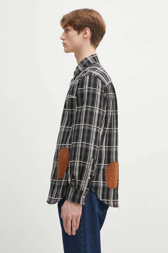 Риза Andersson Bell Noah Patch Check atb1238m черен SS25