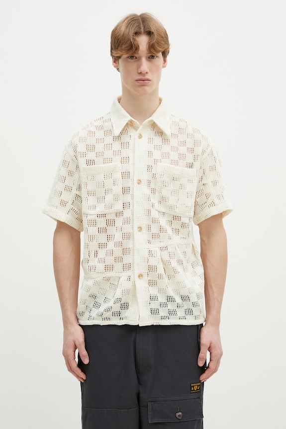 Andersson Bell camicia Letto Knitted regolare beige atb1234m