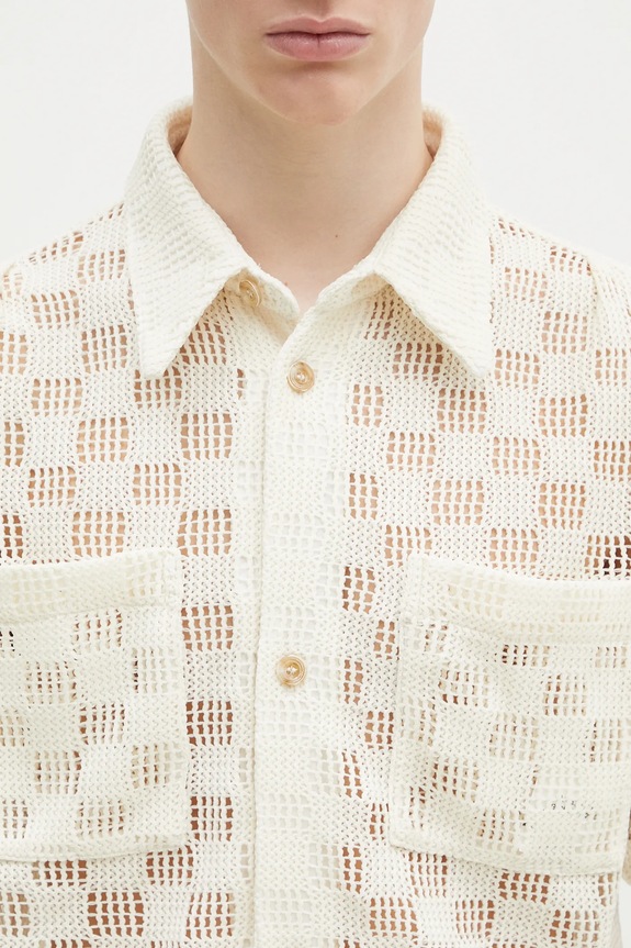 Andersson Bell camicia Letto Knitted beige atb1234m