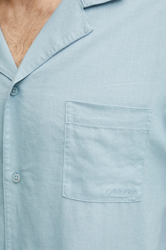 Calvin Klein Underwear pizsama felső kék LV00NM2886