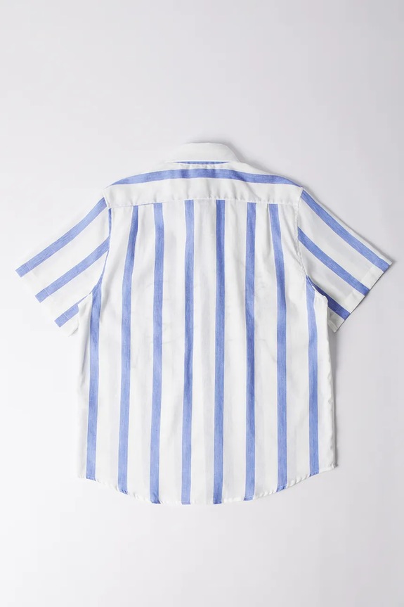 Сорочка з льону by Parra Sleep now 53240 блакитний SS25