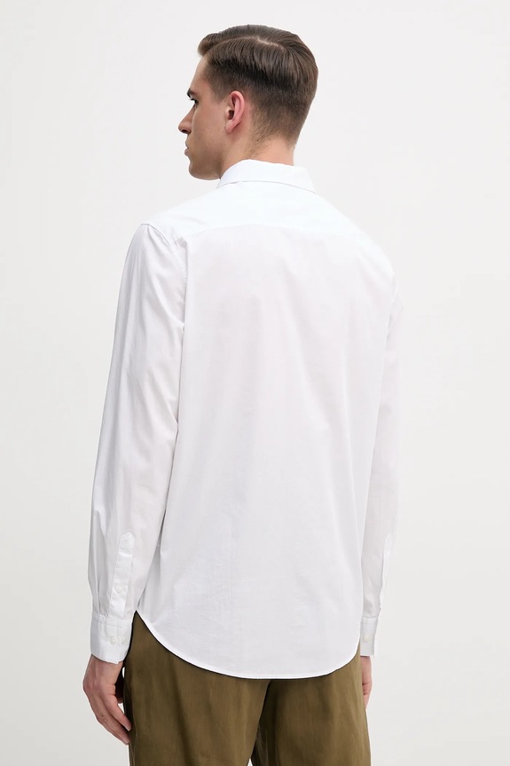 Ruházat Calvin Klein Jeans pamut ing LV040QM160 fehér
