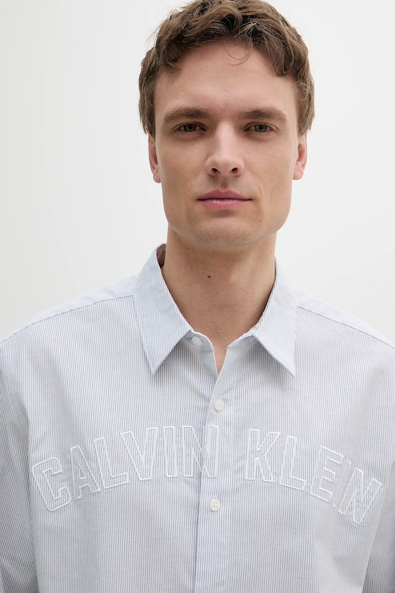 Πουκάμισο Calvin Klein Jeans μπλε LV04RB119G