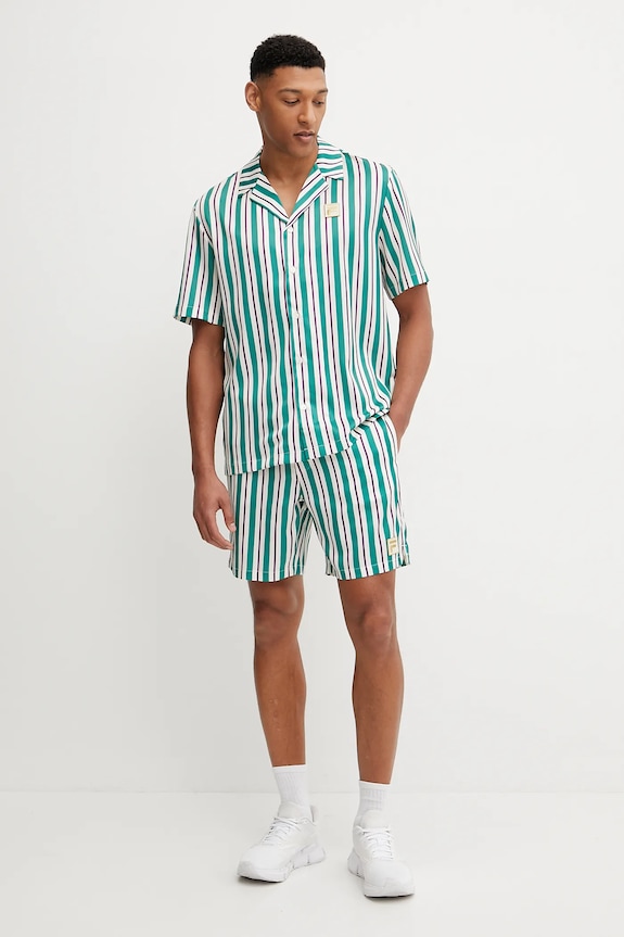 Fila camicia Lastro FAM0926 verde SS25