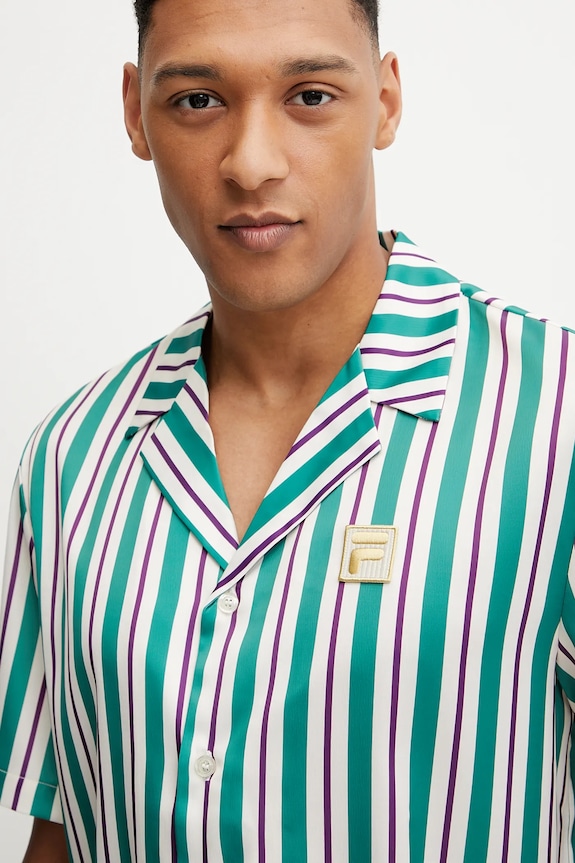 Fila camicia Lastro verde FAM0926