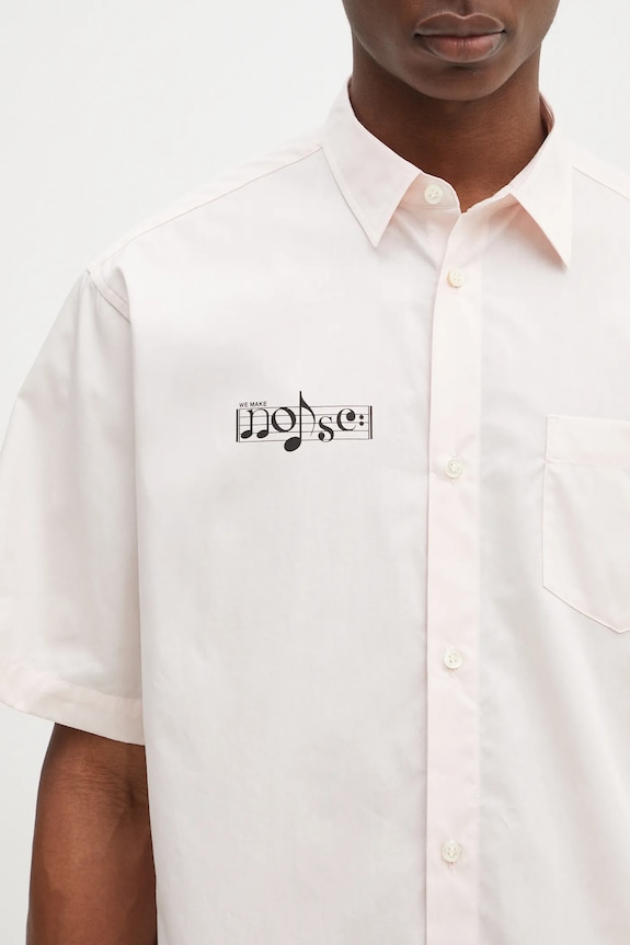 Хлопковая рубашка Undercover Shirt розовый UP1E4403