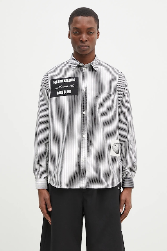 Undercover cotton shirt Shirt cotton black UP1E4406.2