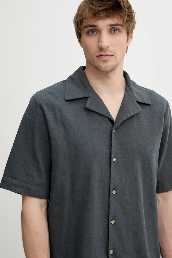 Bombažna srajca Won Hundred siva 3560.14234