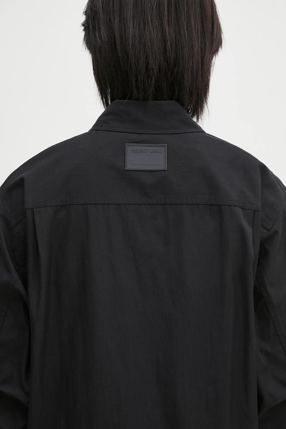 Košeľa Helmut Lang Uniform Shirt.Light čierna O09HM507