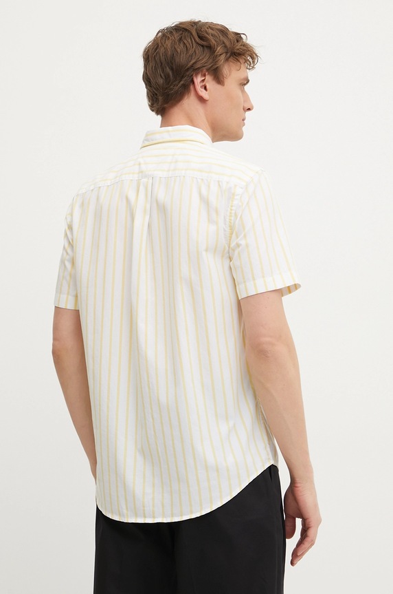 Ρούχα Βαμβακερό πουκάμισο Tommy Hilfiger MW0MW37551 κίτρινο