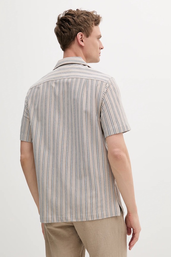 Abbigliamento Tommy Hilfiger camicia in cotone MW0MW38567 beige