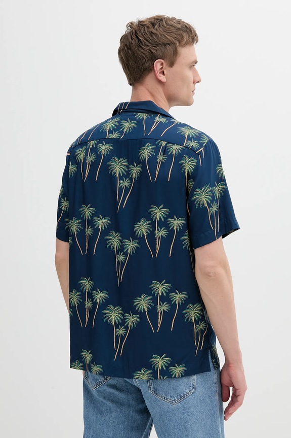 Abbigliamento Tommy Hilfiger camicia MW0MW38580 blu navy