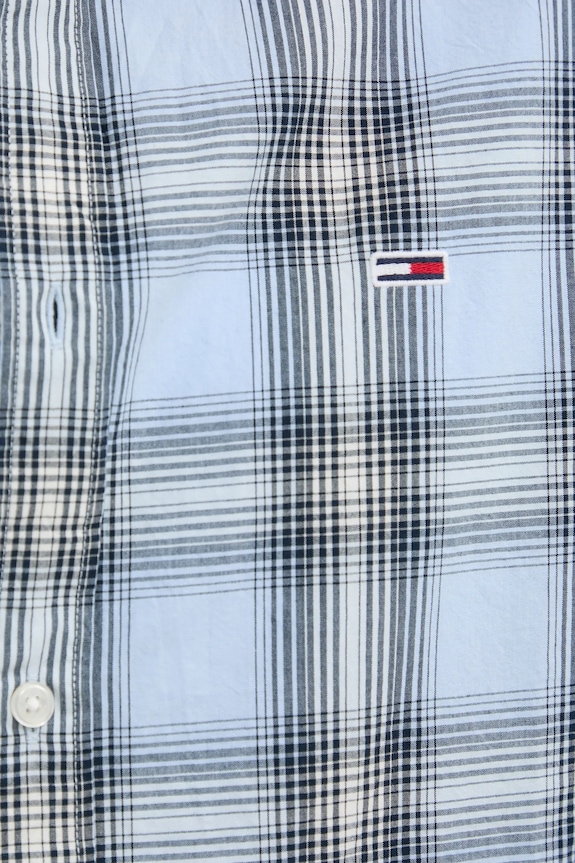 Tommy Jeans koszula bawełniana DM0DM20885 niebieski