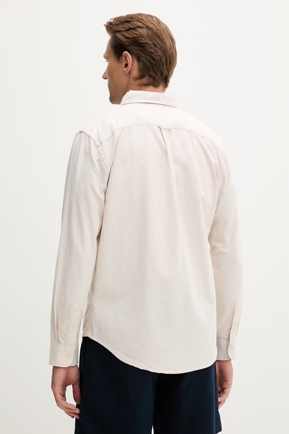 Odzież Tommy Jeans koszula męska bawełniana DM0DM21298 beżowy