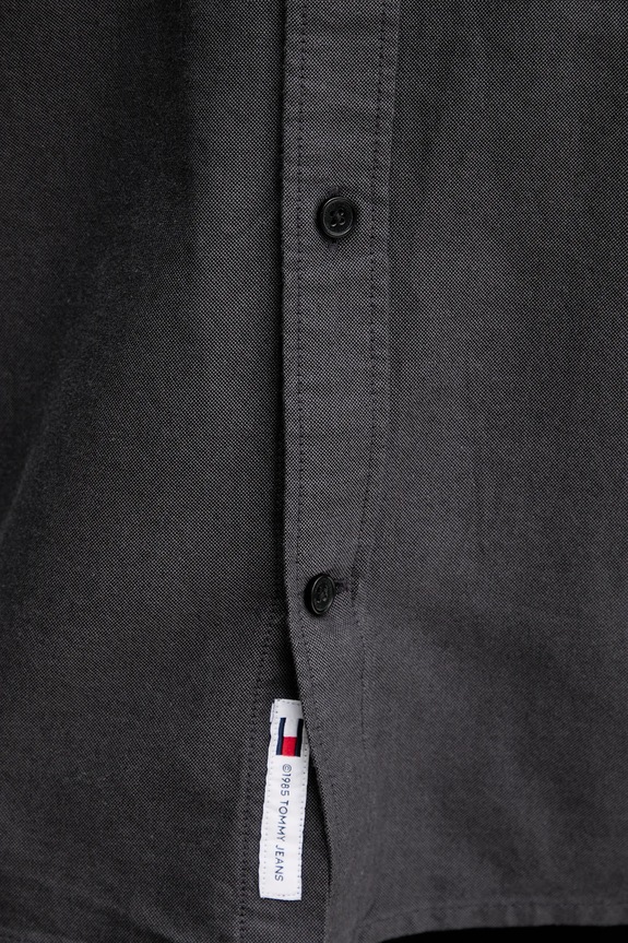 Tommy Jeans košulja za muškarce od pamuka DM0DM21298 siva