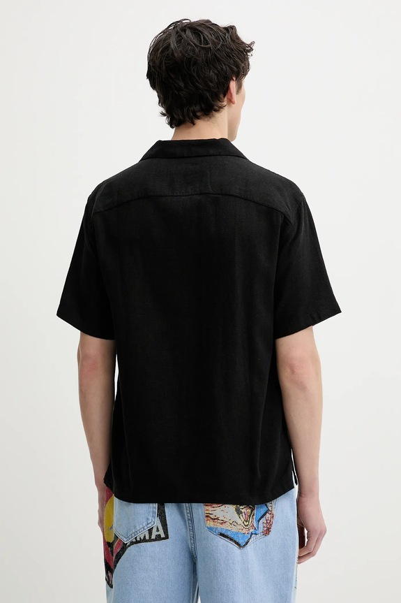 Ruházat Abercrombie & Fitch len ing KI125.5075.900 fekete