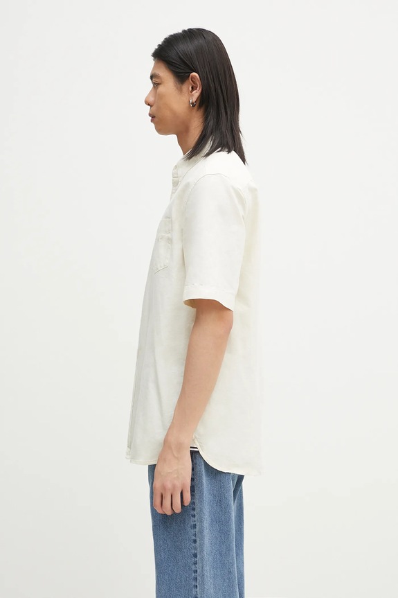 Fred Perry cotton shirt M8730.F79 beige SS25