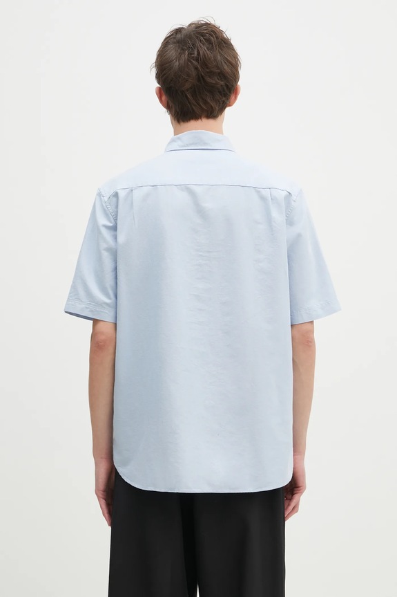 Odzież Fred Perry koszula bawełniana M8730.146 niebieski