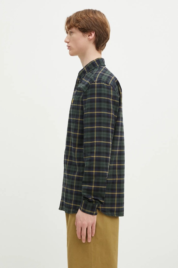 Fred Perry cotton shirt M9621.608 navy SS25