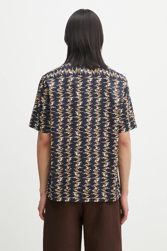 Abbigliamento Fred Perry camicia in cotone M9629.608 blu navy