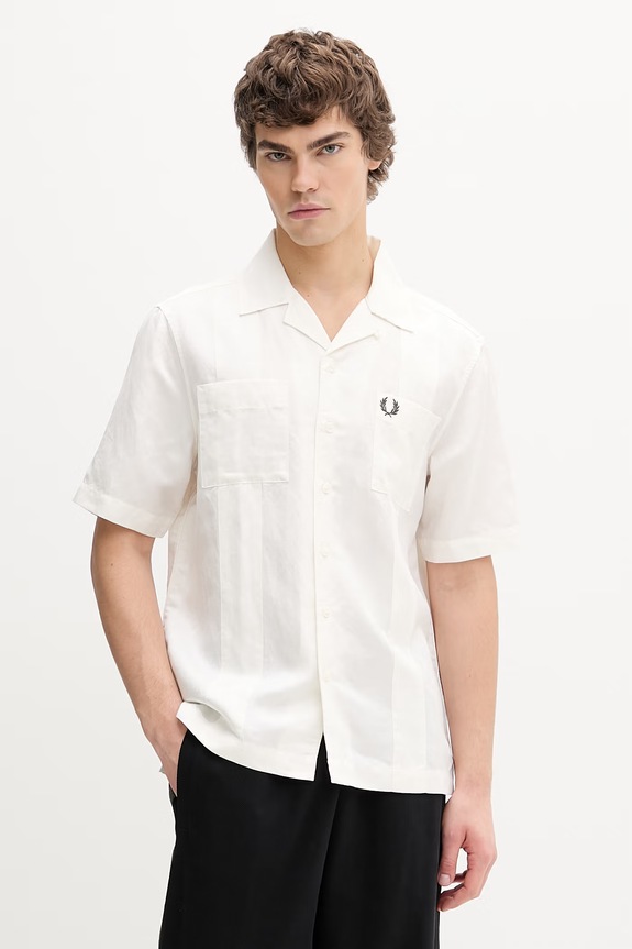 Fred Perry cămașă scurt bej M9822.129