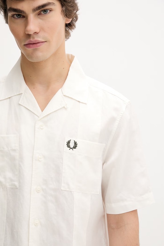 Fred Perry cămașă bej M9822.129