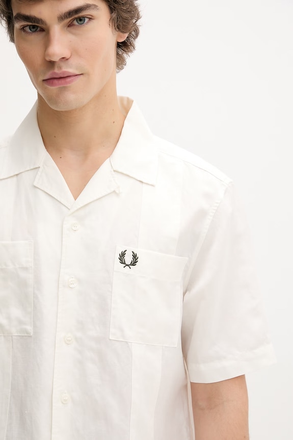 Fred Perry cămașă bej M9822.129
