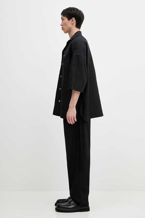 Рубашка Rick Owens DRKSHDW Magnum Tommy DU01E3290.NR чёрный SS25