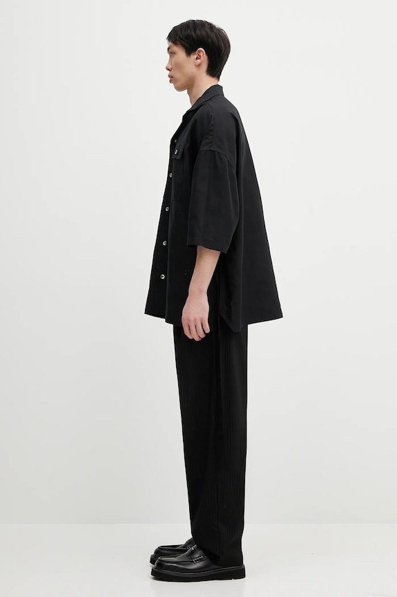 Рубашка Rick Owens DRKSHDW Magnum Tommy DU01E3290.NR чёрный SS25