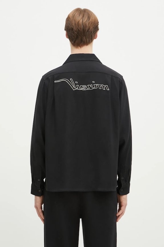 Ρούχα Πουκάμισο Visvim Keesey Sp Shirt L/S 125105011015 μαύρο