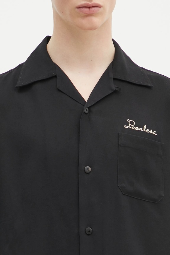 Visvim cămașă Keesey Sp Shirt L/S negru 125105011015