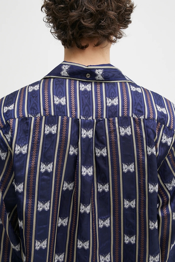 Риза Needles One-Up - Papillon Stripe тъмносин QV106