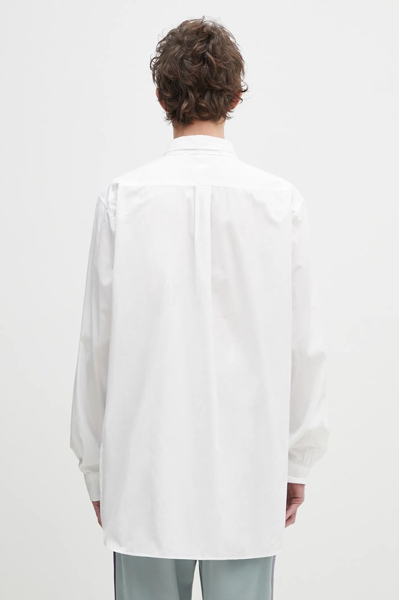 Abbigliamento Needles camicia in cotone Double Round Collar EDW QV294 bianco