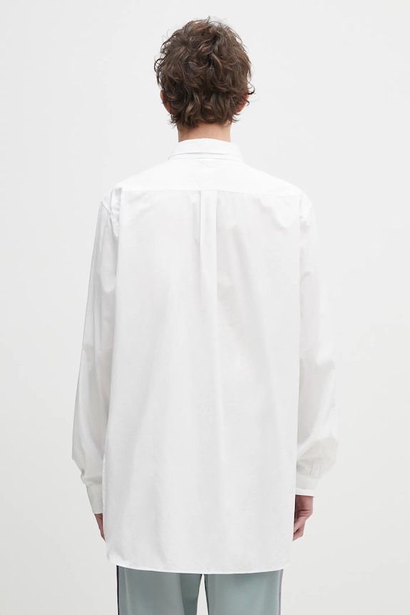 Abbigliamento Needles camicia in cotone Double Round Collar EDW QV294 bianco