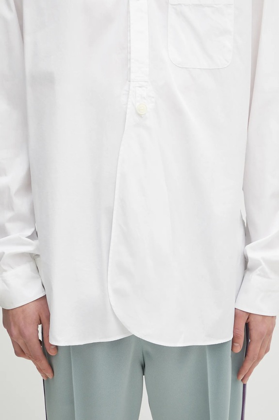 Needles camicia in cotone Double Round Collar EDW bianco QV294