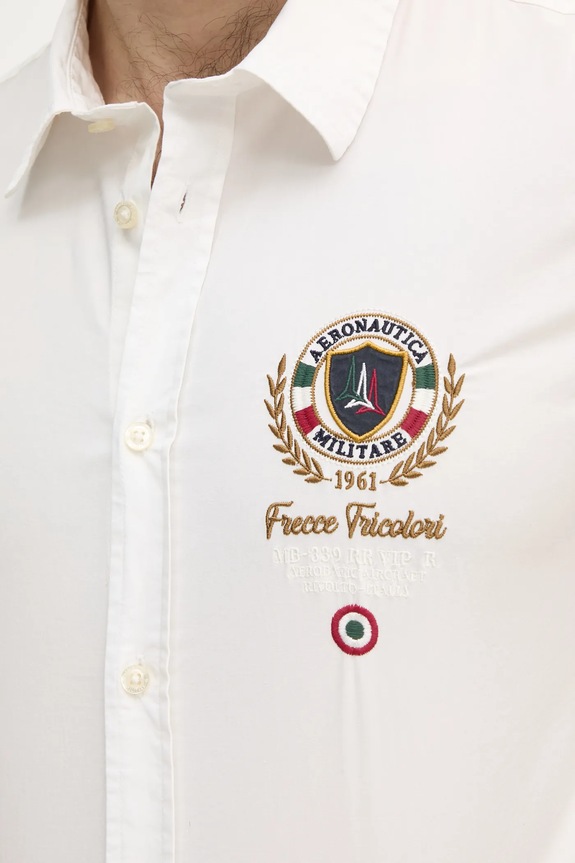 Aeronautica Militare koszula CA1285CT3288 beżowy